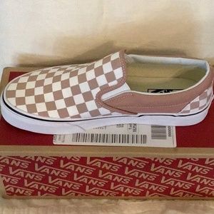 Vans - Checkerboard Rose/True White size 8.5